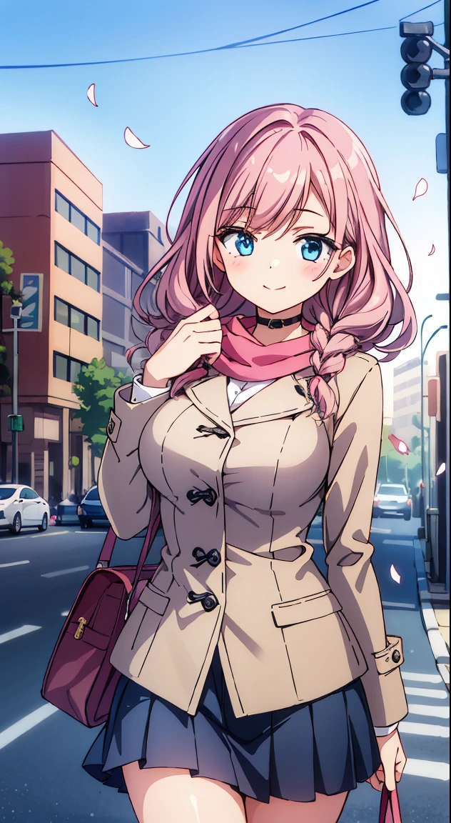 (Absurd realistic structure details),(High resolution complex and detailed text quality),(High-resolution microstructure,High Poly 3D Rendering Correction),Methods of geometry,Careful explanatory anatomy, 

BREAK,



1 beautiful girl, ( girl),Solo,(Cute:1.5),(Chibi:0.6),(kawaii:1.5),(Lori:0.5),BREAK,(17 years oldautiful girl,Very detailed,colourfull,highest details,Clear skin,Beautiful skin,Shy,Very detailed,colourfull,highest details,BREAK,Clear skin,Beautiful skin,Shy skin,BREAK,{Heterochromia,blue eyess,verd s eyes,PUPILS SPARKLING:1.5},star eye silhouette,BREAK,(Pink hair, Medium length:1.4),(Twin braids,A little curly hair,Princess Cut, crossed bangs:1.3),(Big breasts,Beautiful breasts,Large breasts:1.5),(long eyelashes, Double eyelids:1.2),Solo,gleaming skin, Clear skin, Beautiful skin,(best quality face),(Top quality glowing eyes), (The best smile,Doya face:1.45),  BREAK (Pink Theme:1.4), (Vivid colors:1.3), ( Winter clothes,Long sleeves) (Skirt, Black skirt, Pleated skirt ), Miniskirt, (  coat ),School bag,Handbag,Shoulder bag,Effect of giving shine to hair, Soft smile, (Closed eyes:0.7), White coat,Looking at Viewer, Sparkle effect, random colored petals, Many petals, Fluttering petals, prismatic effects,

BREAK,(day), Standing,a closed mouth,(architecture, building, Choker, city, Cityscape, Outdoors, building, city,lamp post, Power lines, scarf, skyporn, Snow, Solo, utility pole, Winters:1.55), Waterfall,depth of fields,

 BREAK,wakame,wakame,wakame,(Cowboy Shot:1.4), 

BREAK,(Blurry background:1.3),(absurderes, hight resolution, Super Detail Art),cel shading,Clear Color, Lonely optical effect, Beautiful pictures, Bright glow, mystic atmosphere,(Close-up of girl:1.1), Mystical light particle effect,manga influence, clean line drawings,
