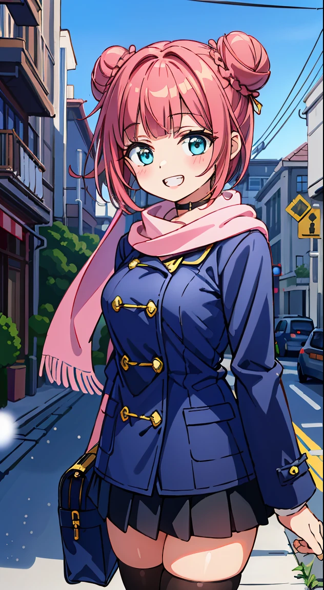 (Absurd realistic structure details),(High resolution complex and detailed text quality),(High-resolution microstructure,High poly 3 boobs boobs D rendering correction),Methods of geometry,Careful explanatory ???????, 

BREAK,



1 beautiful girl, (17 years old girl), 1 beautiful girl, (Cute:1.5), (Chibi: 0.8), (kawaii: 1.5), (Lori: 0.5), (17 years old girl), BREAK(Red hair, short-hair,2 hair buns,Blunt bangs:1.4),(:D,grin:1.3),BREAK,{Heterochromia,pale blue eyes,pale green eyes, Eye Highlights,The first hyperfine stars:1.5},star eye silhouette,(long eyelashes, Double eyelids:1.2),(de pele branca),BREAK,Clear skin,Beautiful skin, ,(best quality face),(Top quality glowing eyes), (The best smile,Doya face:1.45),  BREAK (Pink Theme:1.4), (Vivid colors:1.3), ( Winter clothes,Long sleeves) (Skirt, Black skirt, Pleated skirt ), Miniskirt, (  coat ),School bag,Handbag,Shoulder bag,Effect of giving shine to hair, Soft smile, (Closed eyes:0.7), White coat,Looking at Viewer, Sparkle effect, random colored petals, Many petals, Fluttering petals, prismatic effects,

BREAK,(day), Standing,a closed mouth,(architecture, building, Choker, city, Cityscape, Outdoors, building, city,lamp post, Power lines, scarf, skyporn, Snow, Solo, utility pole, Winters:1.55), Waterfall,depth of fields,

 BREAK,wakame,wakame,wakame,(Cowboy Shot:1.4), 

BREAK,(Blurry background:1.3),(absurderes, hight resolution, Super Detail Art),cel shading,Clear Color, Lonely optical effect, Beautiful pictures, Bright glow, mystic atmosphere,(Close-up of girl:1.1), Mystical light particle effect,manga influence, clean line drawings,