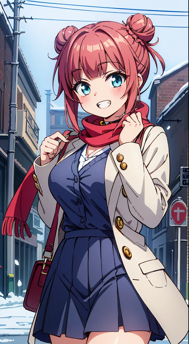 (Absurd realistic structure details),(High resolution complex and detailed text quality),(High-resolution microstructure,High poly 3 boobs boobs boobs boobs D rendering correction),Methods of geometry,Careful explanatory anatomy,
BREAK,
1 beautiful girl, (7 year old girl), 1 beautiful girl, (Cute:1.5), (Chibi: 0.8), (kawaii: 1.5), (Lori: 1.5), (17 years old girl), BREAK(Red hair, short-hair,2 hair buns,Blunt bangs:1.4),(:D,grin:1.3),BREAK,{Heterochromia,pale blue eyes,pale green eyes, Eye Highlights,The first hyperfine stars:1.5},star eye silhouette,(long eyelashes, Double eyelids:1.2),(de pele branca),BREAK,Clear skin,Beautiful skin, ,(best quality face),(Top quality glowing eyes), (The best smile,Doya face:1.45), BREAK (Pink Theme:1.4), (Vivid colors:1.3), ( Winter clothes,Long sleeves) (Skirt, Black skirt, Pleated skirt ), Miniskirt, ( coat ),School bag,Handbag,Shoulder bag,Effect of giving shine to hair, Soft smile, (Closed eyes:0.7), White coat,Looking at Viewer, Sparkle effect, random colored petals, Many petals, Fluttering petals, prismatic effects,
BREAK,(day), Standing,a closed mouth,(architecture, building, Choker, city, Cityscape, Outdoors, building, city,lamp post, Power lines, scarf, skyporn, Snow, Solo, utility pole, Winters:1.55), Waterfall,depth of fields,
BREAK,wakame,wakame,wakame,(Cowboy Shot:1.4),
BREAK,(Blurry background:1.3),(absurderes, hight resolution, Super Detail Art),cel shading,Clear Color, Lonely optical effect, Beautiful pictures, Bright glow, mystic atmosphere,(Close-up of girl:1.1), Mystical light particle effect,manga influence, clean line drawings,