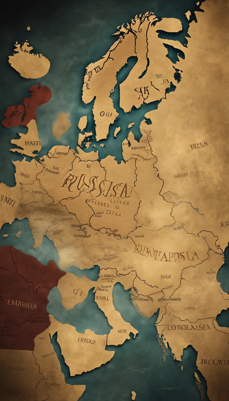Russian empire map