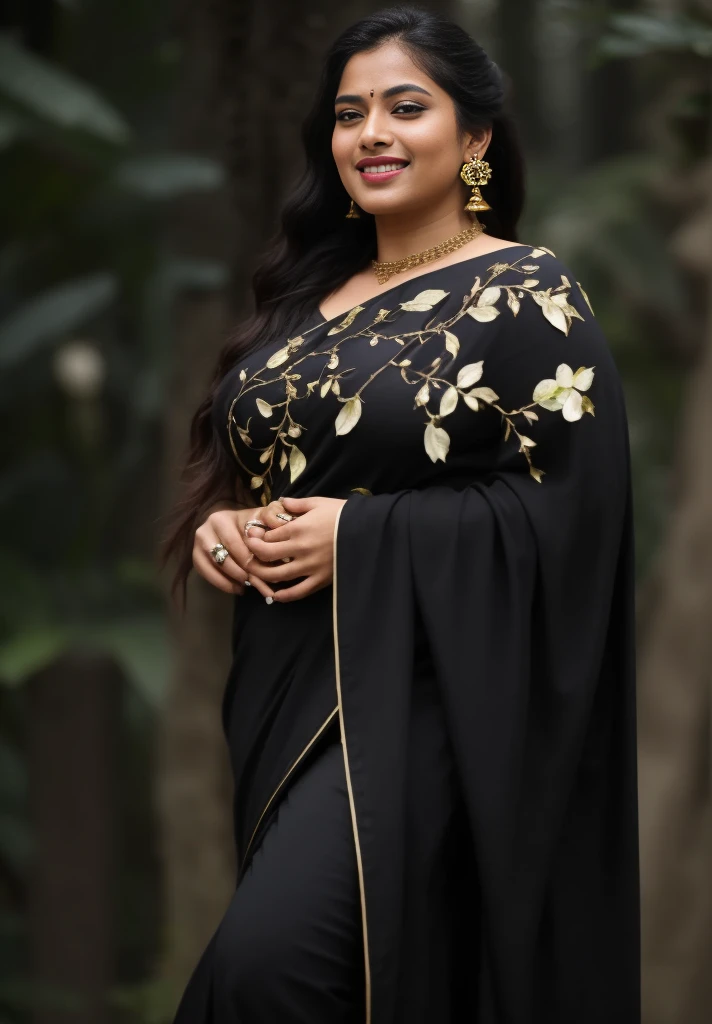 day scene, extreme close up photo of seductive indian model from top view wearing semi yellow top with big breast, big cheeks, red Hollywood lips, squatting near shrub in a garden, hourglass figure, armpits, (blue eyes:1), ponytail, necklace, 30 yo, look at viewer and smile,forest background (cinematic:1.3), intricate details, (ArtStation:1.2)