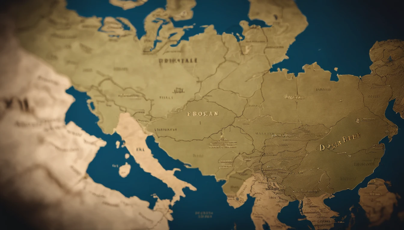 Russian empire map