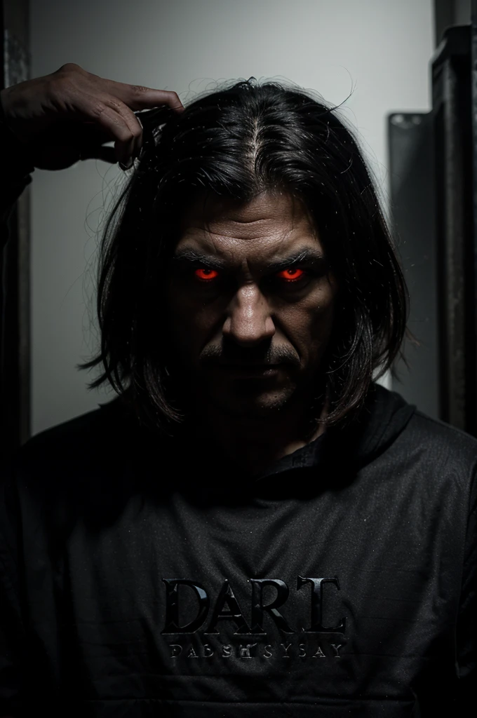 Dark psychology,evil character,middle age,logo