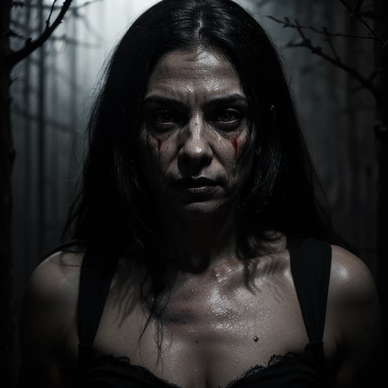 un zombi, Comer humanos, horripilante, horror, sangre, chispas de sangre, detallado e intuitivo, Disco duro