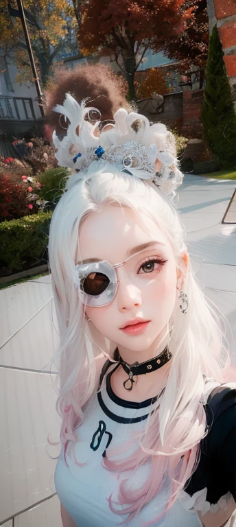 Fine matte paint,Skeleton Dark Angel, Haunted castle with large wings, Fill the drawing table with a knife,terroral,uncanny,horrid,secret terror,tentaculata,grape trees,The eye,uncanny valley effect teeth,all fours,Critters,Blood Moon,8K,Delicate face,cyber punk perssonage,Mechanical eye patch