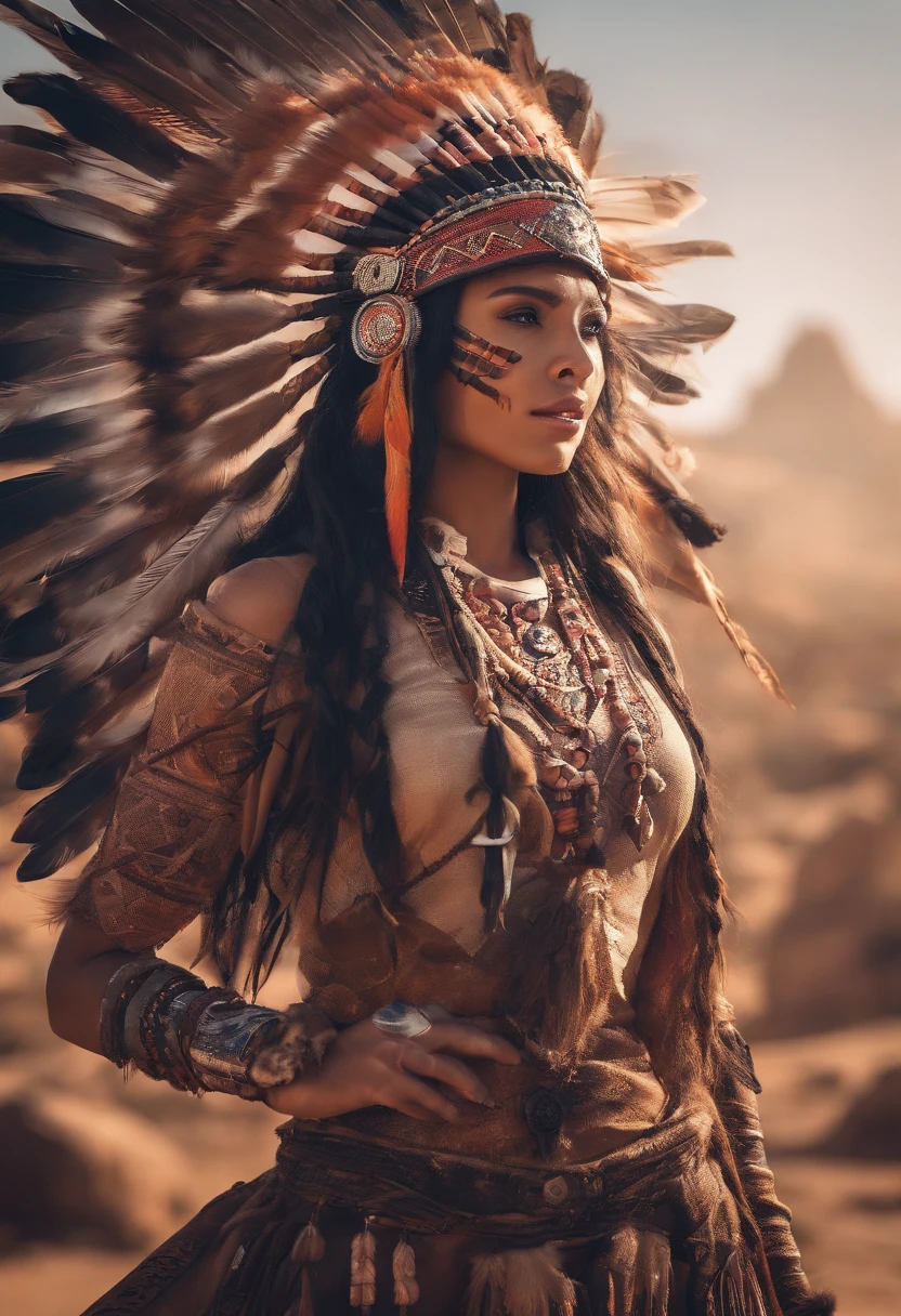 Ultra detailed artistic photography, Belle femme Apache amérindienne, Tee Pee, dehors, feu, chagrin, sexy, dream-like, brillant, backlit, Ombre, huile sur la toile, lisse, ultra high def, 8k, Mise au point ultra nette, intricate artwork, Flowing clothing, highly detailed, vibratoire, production cinematic character render, ultra high quality model