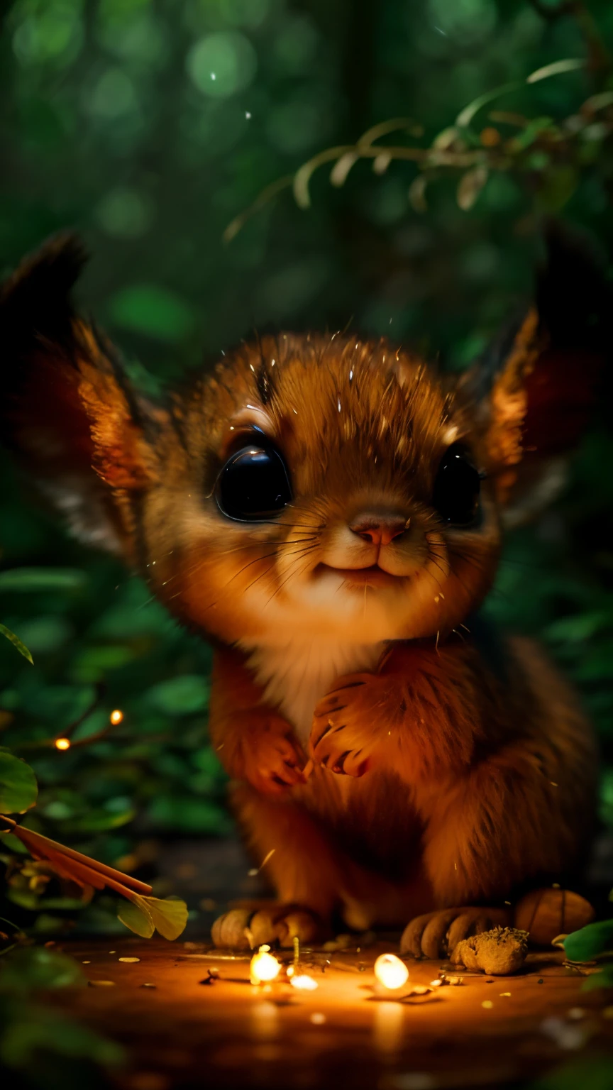 真实感, Realism, Squirrel, tasseled ears, holding a nut in his paws, acorn, tmasterpiece, Brad Jongsan walks in the jungle (Night of the Fireflies), (higly detailed: 1 1), rough face, natural skin, hiquality, NSFW, pretty eyes, (Detailed face and eyes), (s face: 1 2), tumult, Complementary, real-photo, ..PSD, Lightweight Film Photography, sharp-focus, contrast lighting, Detail Skin, high resolution 8k, Crazy detailing, Realistic, professional photo of a, 8K UHD, dslr, soft light, hiquality, film grains, Fujifilm XT3