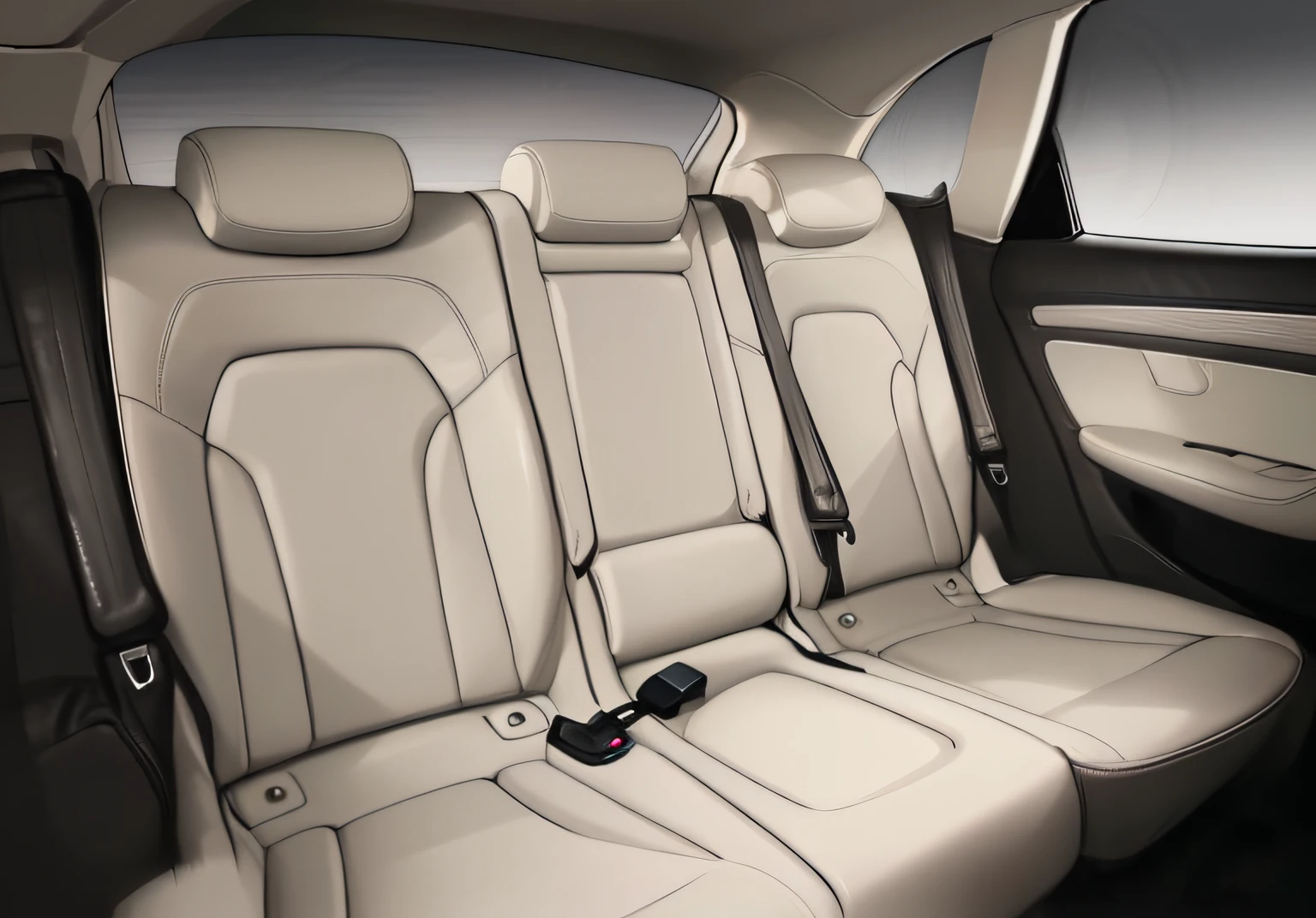 Close-up of car seat with remote control, Leather upholstery, subtle detailing, inside car, thumbnail, Indoor photo static, The interior of a small room, There is a grand inside, dezeen, indoor background, Background with, High Picture Quality, rectangle, Luxury, leather paddings, Conseto, imagem de qualidade alta, comfortable atmosphere, Detailed picture