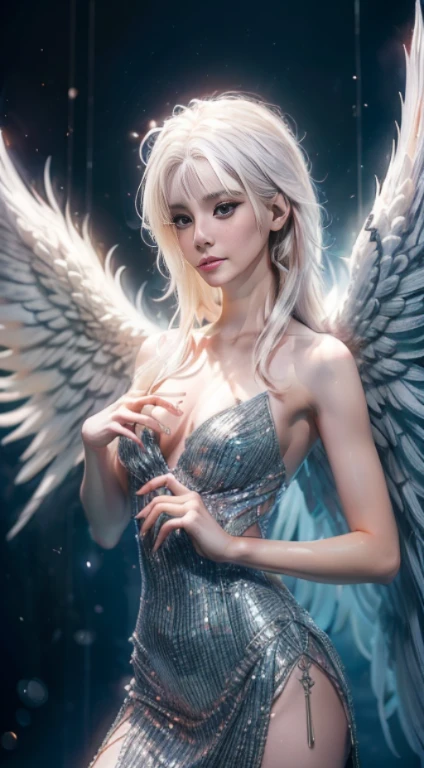 unreal-engine:1.4,hyper HD,Best quality:1.4, フォトリアリスティック:1.4, skin texture:1.4, tmasterpiece:1.8,(((full bodyesbian))) angel miracle, Birth of Light, Angels with wings:, sky send, tmasterpiece, The is very detailed, フォトリアリスティック, A high resolution, Spectral shape, film noir lighting, Surrealism photorealism, solid details,(fire apocalypse city ),firey:1.4,(((Delicate and meticulous fingers,hand consists of a short thumb and four fingers,A hand with only five fingers,Detailed face))),(Beutiful women:1.4),(White hair:1.4)