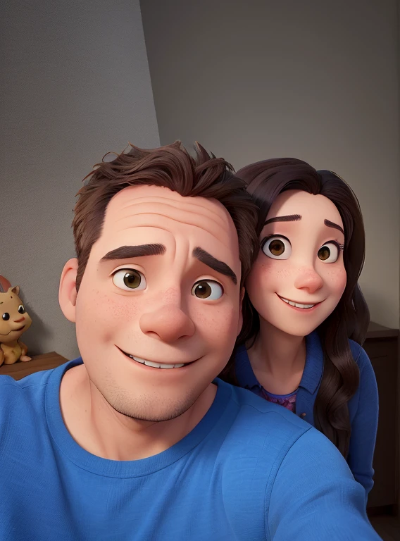 there is a man and woman taking a selfie together, lovely couple, 8k selfie photograph, couple, happy couple, in love selfie, tyler edlin and natasha tan, with her long, selfie shot straight on angle, couple portrait, couple pose, ruan jia and brom, with wart, photo taken in 2 0 2 0, selfie photo, headshot profile picture
