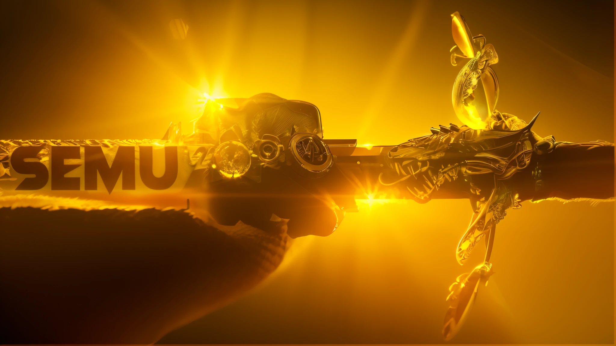 highly real, UHD, super detailed, 8k, realistic background,yellow text color.
