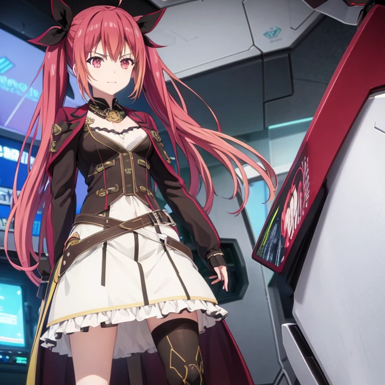 Kotori wearing future technology armor,cyberpunk anime，Futuristic，armor