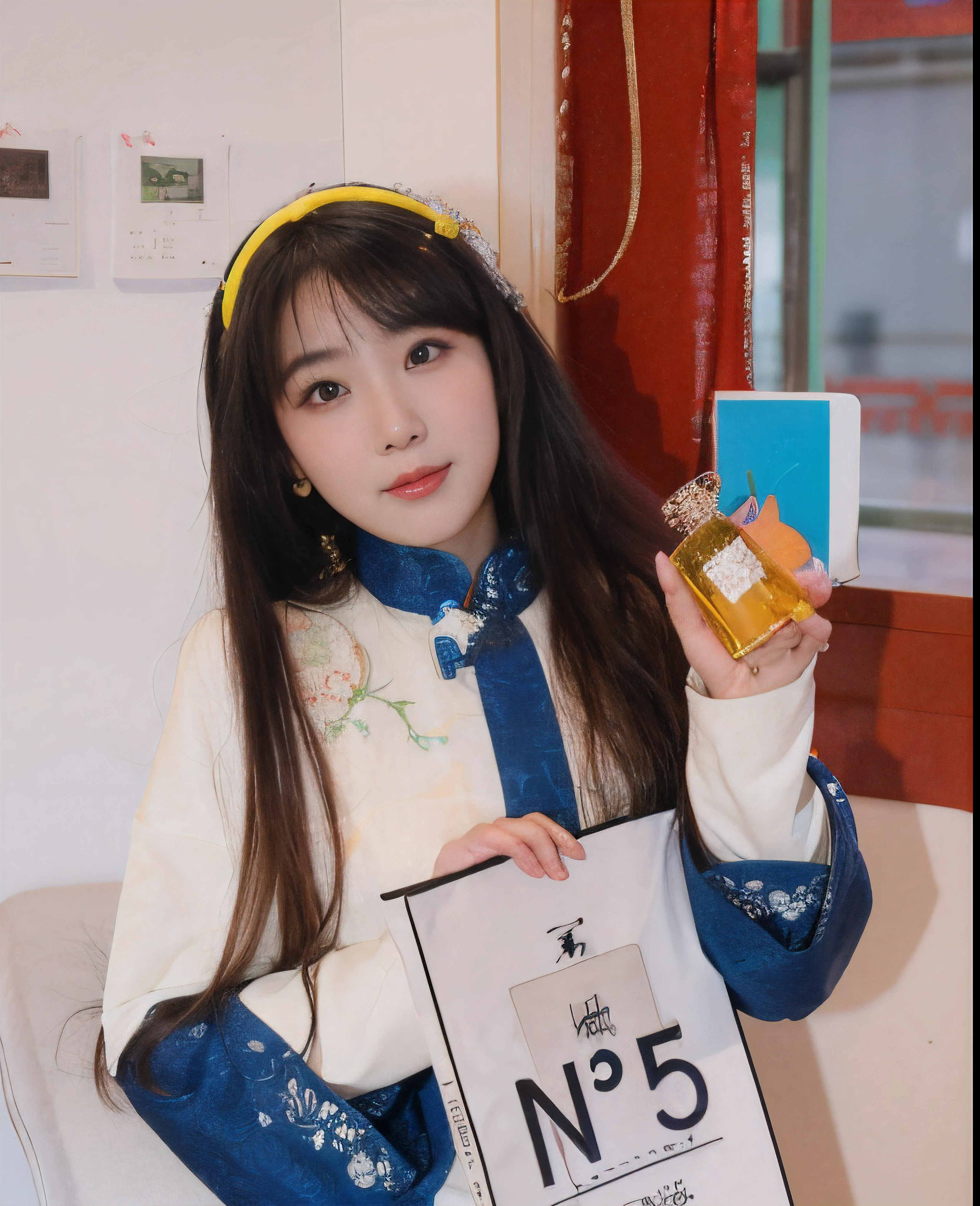 There was a woman holding a glass of wine, 宮 , A girl in Hanfu, inspired by plum trees, sha xi, yun ling, inspired by Leng Mei, Matches ancient Chinese costumes, lu ji, Inspired by PwC, lulu chen, Wearing ancient Chinese clothes, Chinese woman, inspired by Gu An, China Princess