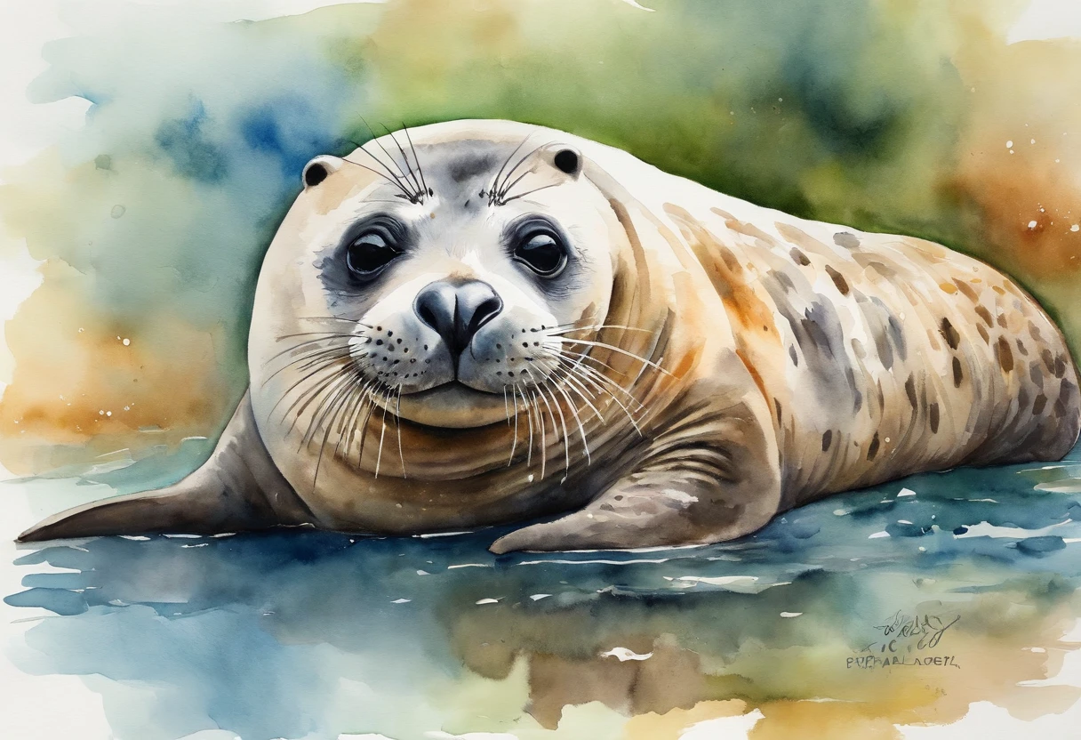 Dalian harbor seal