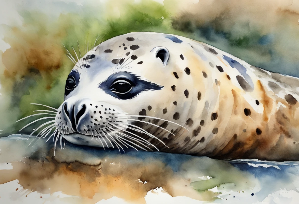 Dalian harbor seal