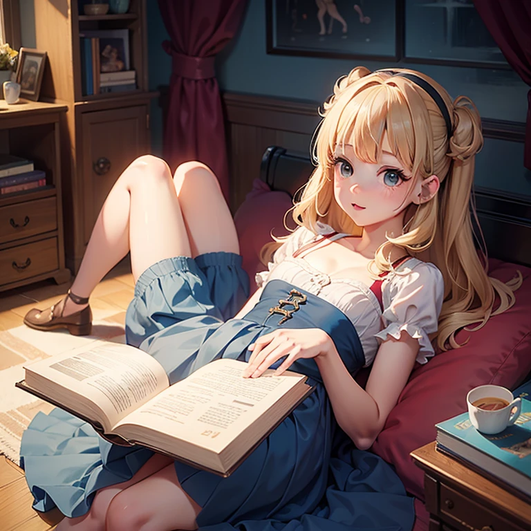 Cute girl,Disney style,storybook illustrations