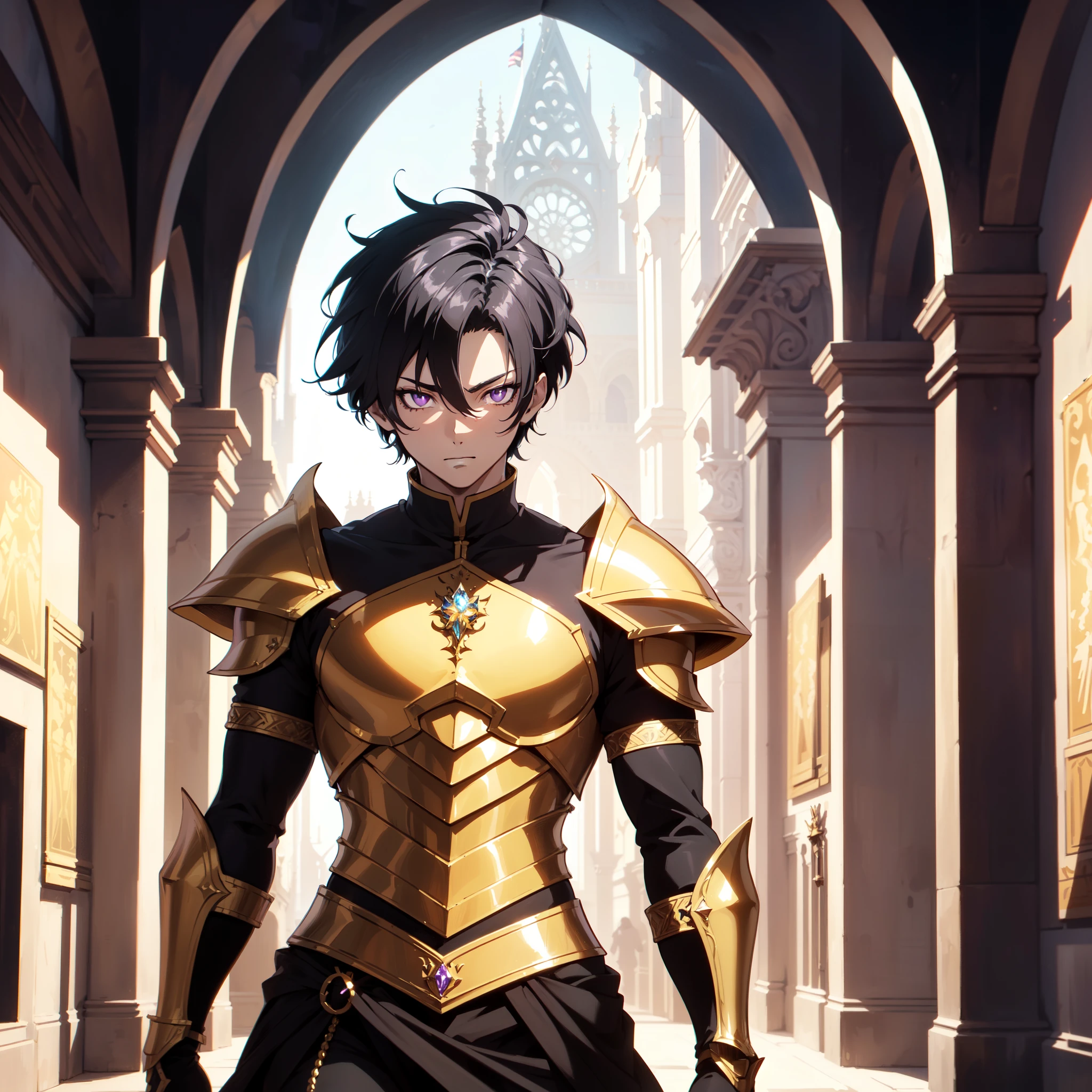 128K Ultra High Definition,
128K Ultra High Quality,
128K Ultra High Resolution,
Best Definition,
Best Quality,
Best Resolution,
Perfectly Detailed,
Perfectly Designed,
Extremely Detailed,
Extremely Designed,
Hyper Detailed,
Hyper Definition,
Hyper Quality,
Hyper Resolution,
Masterpiece,
(((Anime))),
Body Shot,
(((Boy))),
Handsome,
Muscular Body,
(((Black Short Hair))),
(((Purple Eyes))),
(((Hyper Detailed & Perfectly Designed With Ultra High Quality Yellow Topaz Warlord Armor))),
(((Inside Of Medieval Royal Palace Background Scenery))),