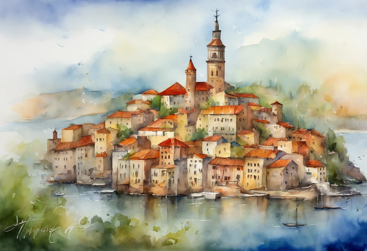 Water City，the tower
