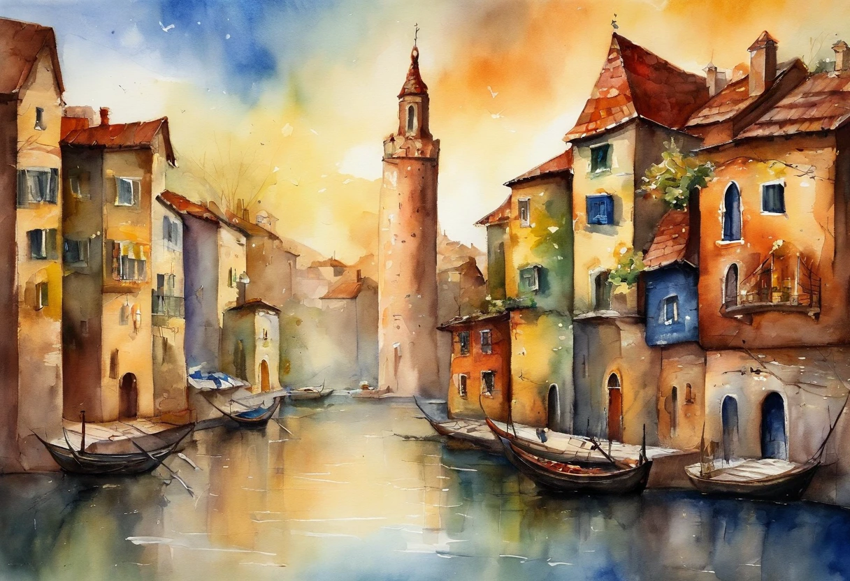 Water City,the tower