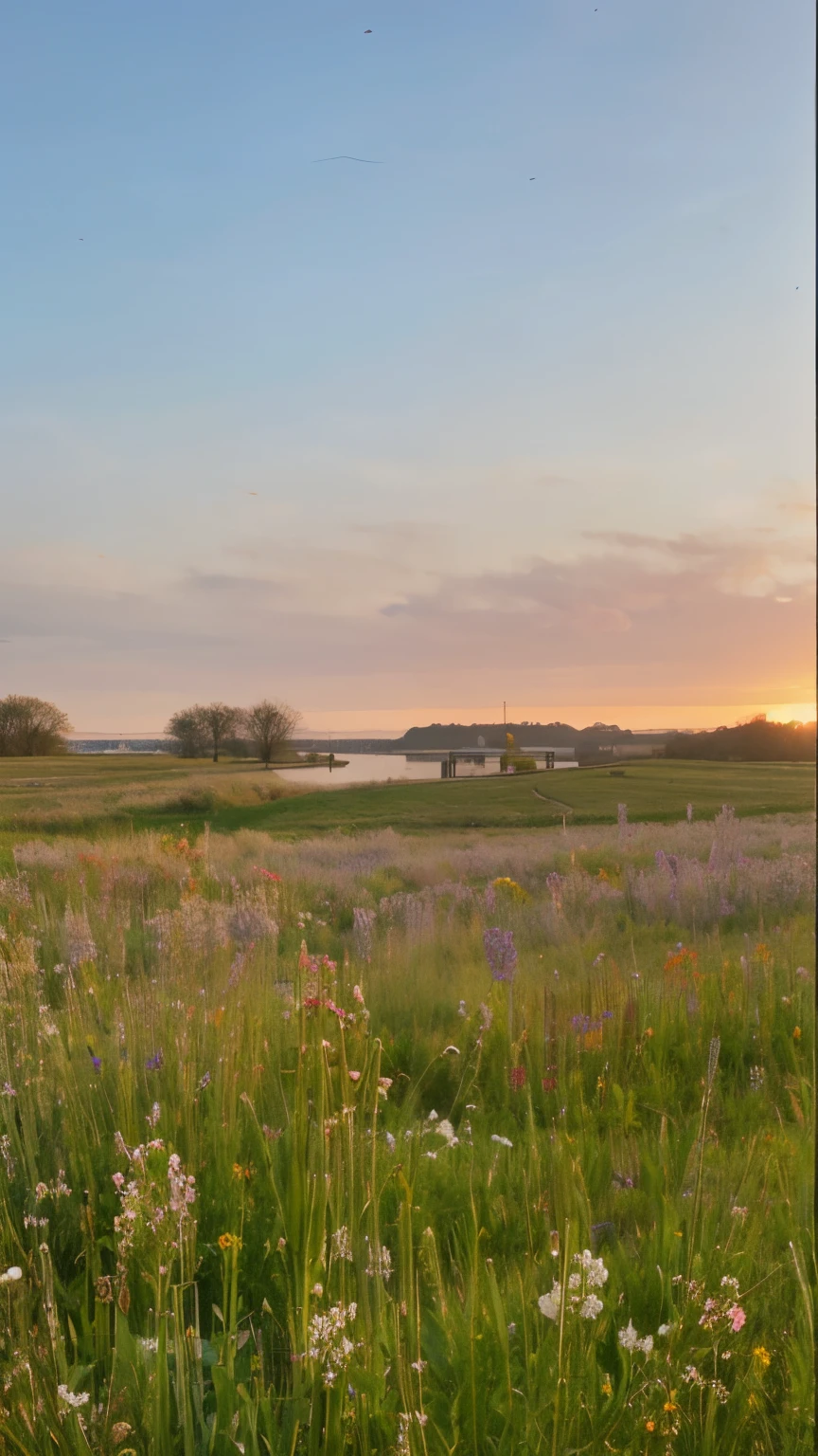 Create an image so the flowers want lilac