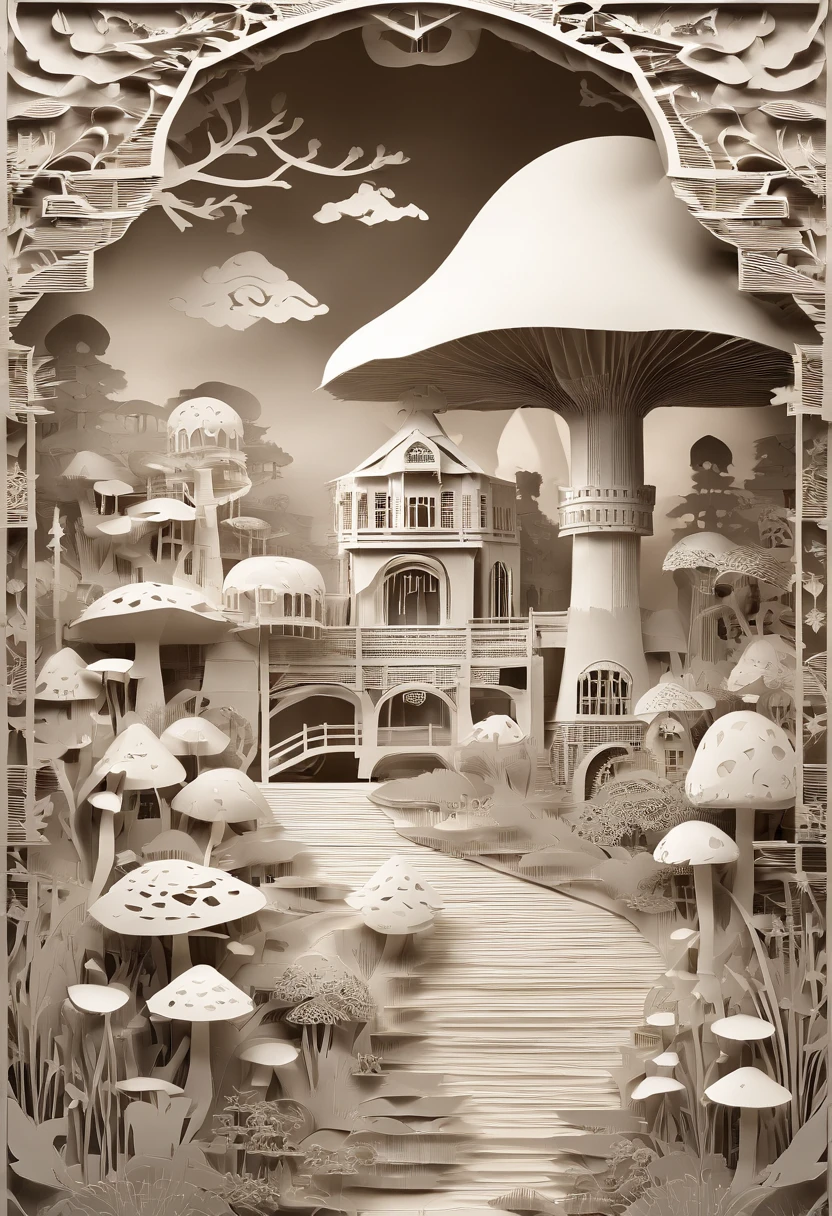 Fat Mushroom farm, heaven, centric design, organic castle, farmstead