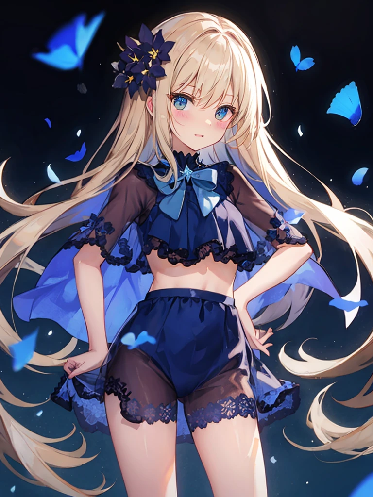 Dark blue bloomer