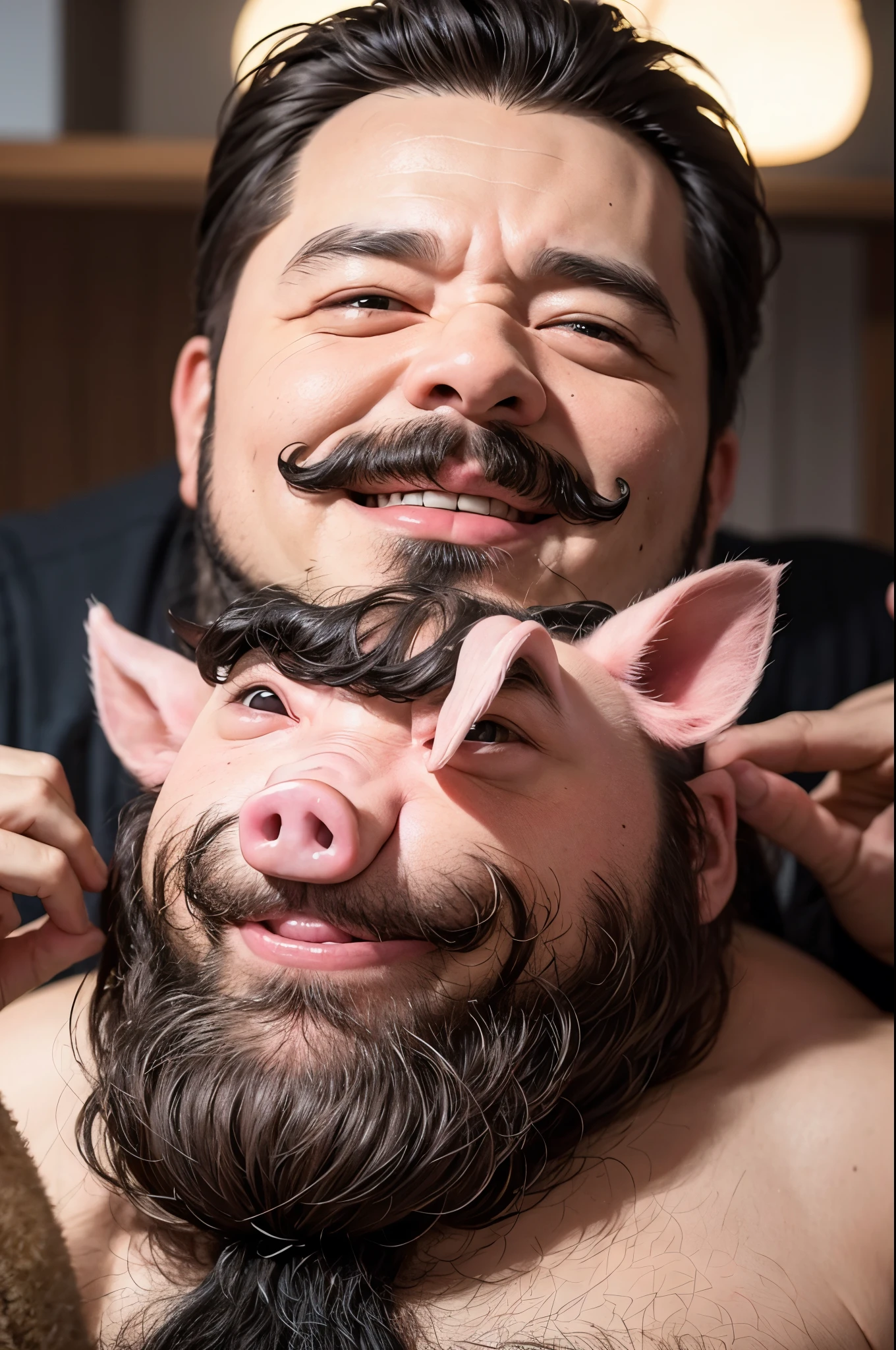Pig little bearded baron、top-quality