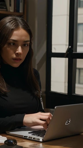 INT. AGENT VICTORIA'S APARTMENT - DAY

Victoria is working on her laptop. Flashback sequences reveal her background - elite training, languages, and her recruitment by the agency.