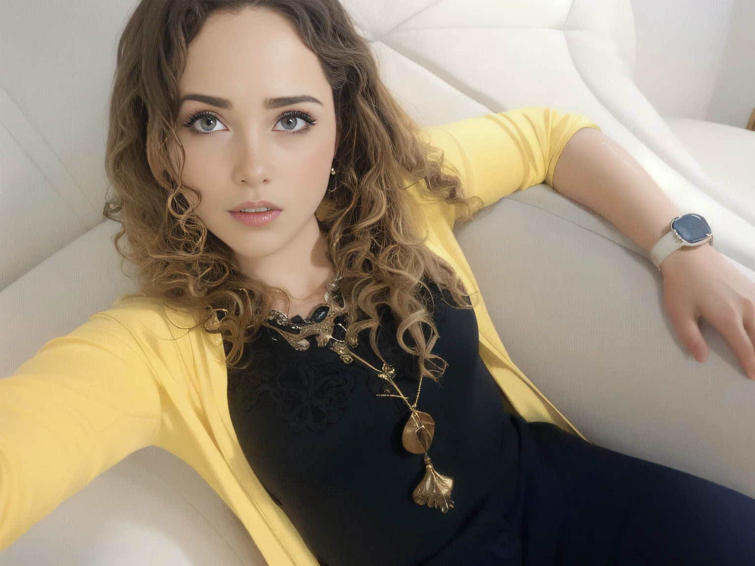 (best quality, master part:1. 2), ultra-detalhado, mulher doce bonita, Ana, Frozen, parte superior do corpo, De frente, Olhando para o Viewer, cabelos loiro, vestindo camisa de gola alta, shirt button came off, clivagem, Interior, corpo voluptuoso, quadril largo, corpo amadurecido, seios grandes, umbigo, olhos perfeitos, muito lindo, pale skin, (caucasiana), vista superior da cintura, (pernas abertas), (Mamilos duros), (Wet micro bra), (depilado , virilha)