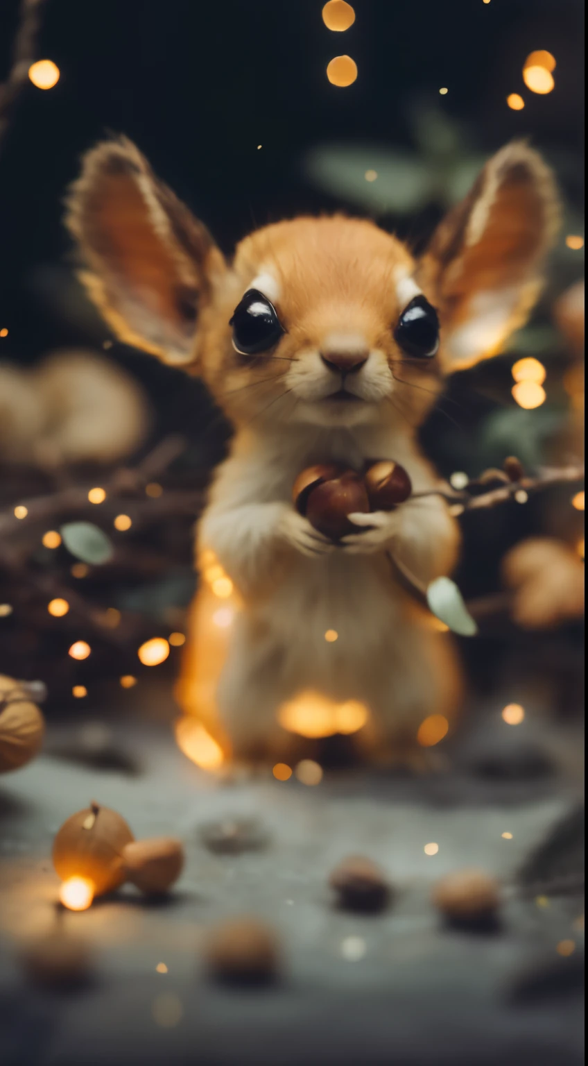 真实感, Realism, Squirrel, tasseled ears, nuts, acorn, tmasterpiece, Brad Jongsan walks in the jungle (Night of the Fireflies), (higly detailed: 1 1), rough face, natural skin, silver wool, big eyes,hiquality, NSFW, pretty eyes, (Detailed face and eyes), (s face: 1 2), tumult, Complementary, real-photo, ...PSD, Lightweight Film Photography, sharp-focus, contrast lighting, Detail Skin, high resolution 8k, Crazy detailing, Realistic, professional photo of a, 8K UHD, dslr, soft light, hiquality, film grains, Fujifilm XT3