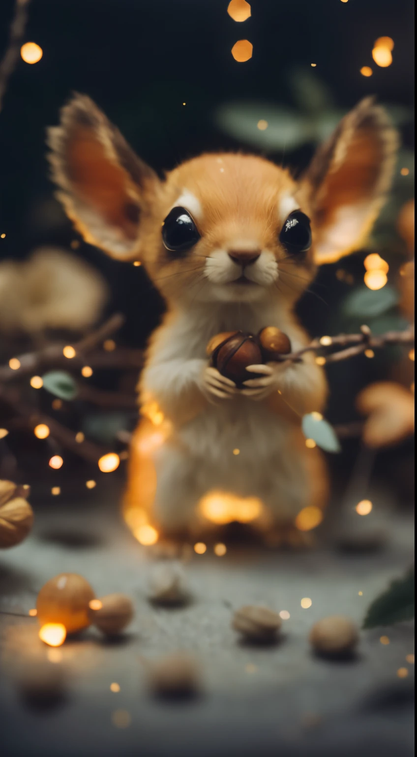 真实感, Realism, Squirrel, tasseled ears,  nuts,  acorn, tmasterpiece, Brad Jongsan walks in the jungle (Night of the Fireflies), (higly detailed: 1 1), rough face, natural skin, silver wool, big eyes,hiquality, NSFW, pretty eyes, (Detailed face and eyes), (s face: 1 2), tumult, Complementary, real-photo, ...PSD, Lightweight Film Photography, sharp-focus, contrast lighting, Detail Skin, high resolution 8k, Crazy detailing, Realistic, professional photo of a, 8K UHD, dslr, soft light,  hiquality, film grains, Fujifilm XT3