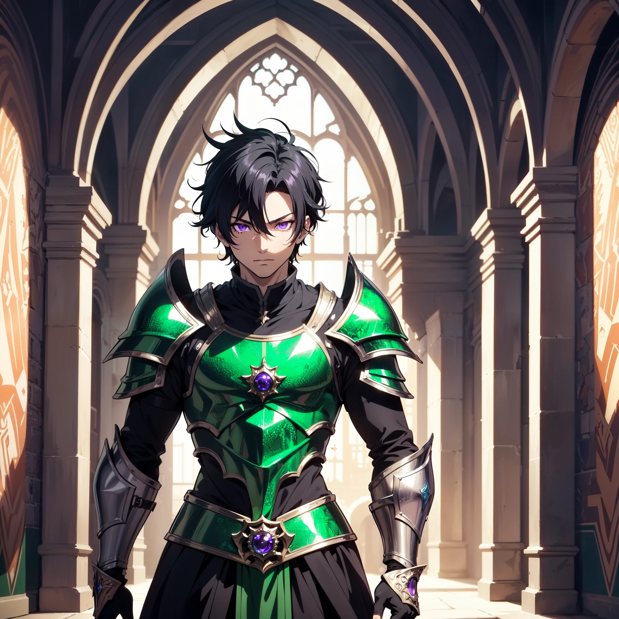 128K Ultra High Definition,
128K Ultra High Quality,
128K Ultra High Resolution,
Best Definition,
Best Quality,
Best Resolution,
Perfectly Detailed,
Perfectly Designed,
Extremely Detailed,
Extremely Designed,
Hyper Detailed,
Hyper Definition,
Hyper Quality,
Hyper Resolution,
Masterpiece,
(((Anime))),
Body Shot,
(((Boy))),
Handsome,
Muscular Body,
(((Black Short Hair))),
(((Purple Eyes))),
(((Hyper Detailed & Perfectly Designed With Ultra High Quality Green Emerald Warlord Armor))),
(((Inside Of Medieval Royal Palace Background Scenery))),