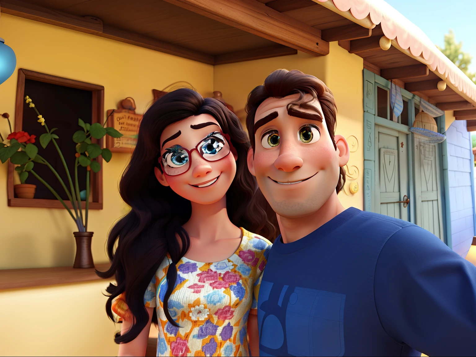 disney pixar style