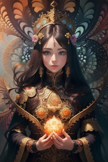 (masterpiece, top quality, best quality, official art, beautiful and aesthetic:1.2), (1girl), extreme detailed,(fractal art:1.3),colorful,highest detailed