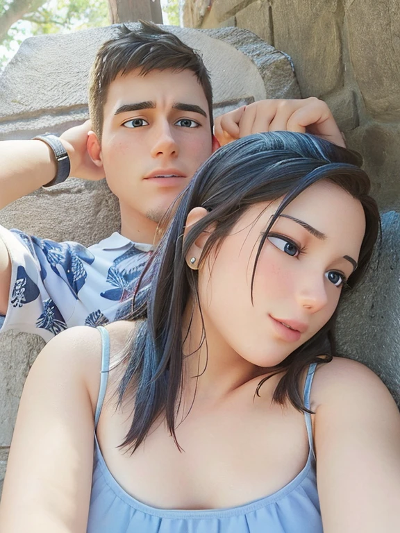 in the beach