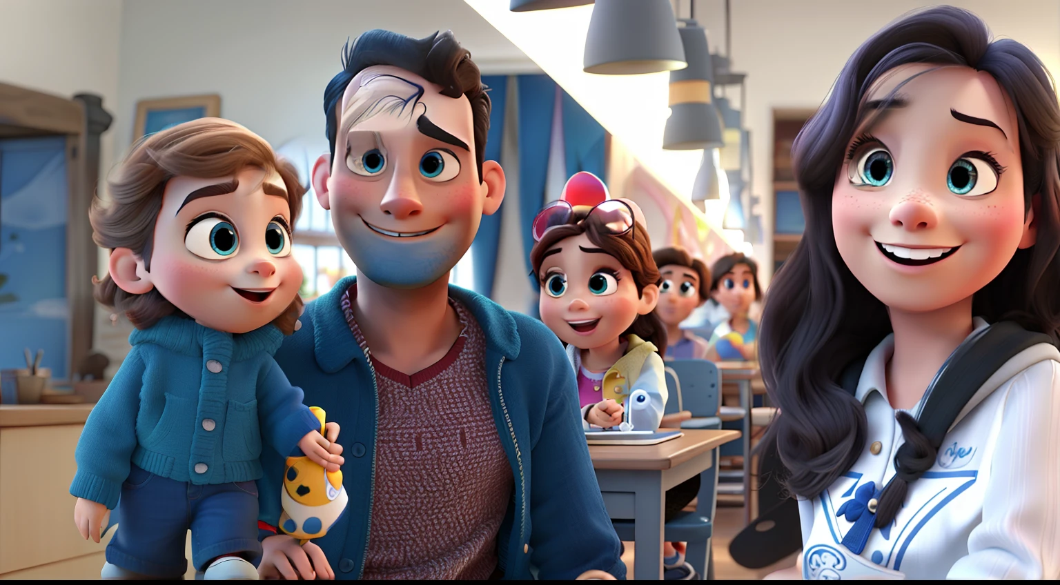 disney pixar style
