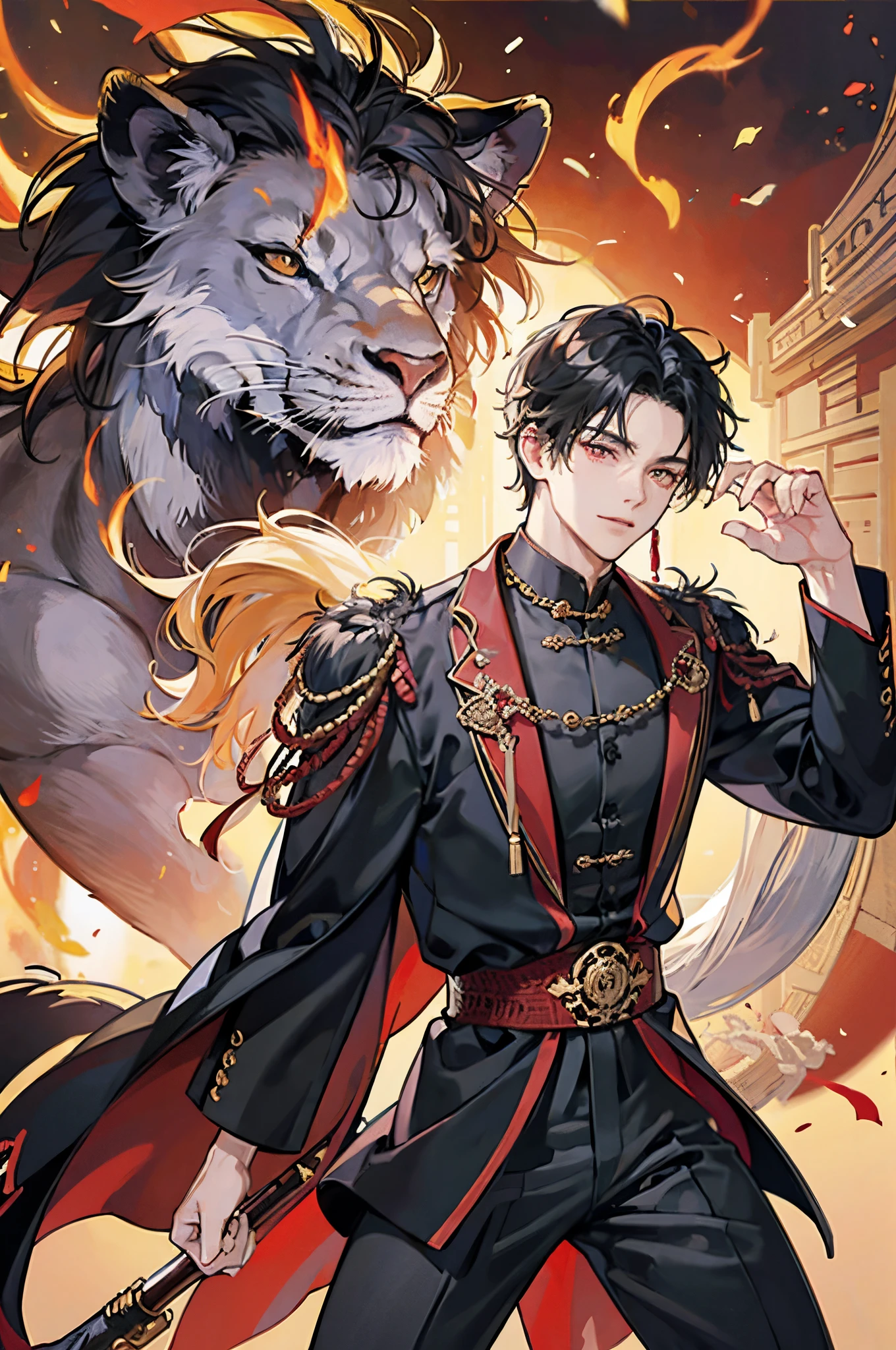 fire lion