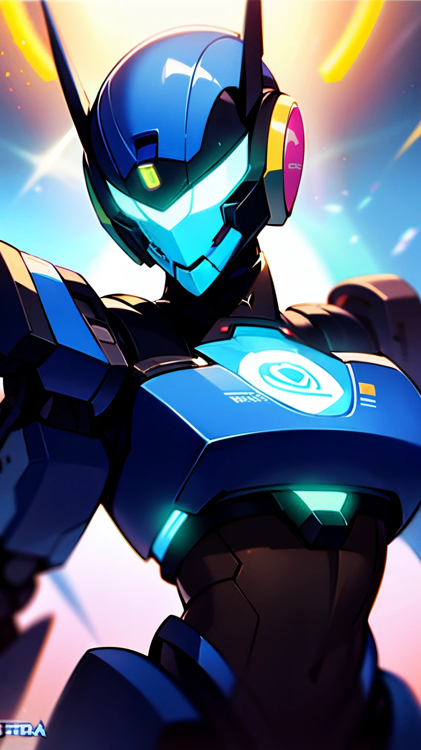 close-up of a robot with glowing eyes and headphones, Beautiful robot character design, Ferra White Mecha, anime robotic mixed with organic, Anime Cyborg, Mecha-man, Echo from Overwatch, perfect anime cyborg woman, Modern sci-fi anime, Anime mecha, Alexander Mekha Bely, Beautiful android woman!, perfect android girl, # Mecha
