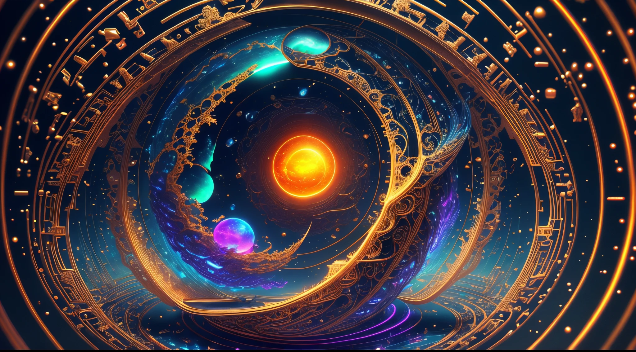 (best quality,4k,8k,highres,masterpiece:1.2),ultra-detailed,(realistic,photorealistic,photo-realistic:1.37),Mysterious scifi monster,fractal art,astropunk,alien creature,extraterrestrial being,giant tentacles,holographic interactions,luminescent eyes,cosmic energy,otherworldly environment,mechanical appendages,interdimensional portal,organic synthesis,glowing patterns,neon colors,artificial intelligence,advanced technology,scientific experiments,cybernetic enhancements,fiery explosions,ethereal presence,enigmatic presence,abstract shapes,mind-bending visuals,dark and mysterious atmosphere,transcendent energy,glitch effects,dystopian cityscape,cosmic debris,hyperrealistic details,dynamic composition,cosmic horror,uncanny textures,interstellar travel,unknown origins,intriguing narrative,unseen dimensions,parallel universes,post-human evolution,limitless possibilities