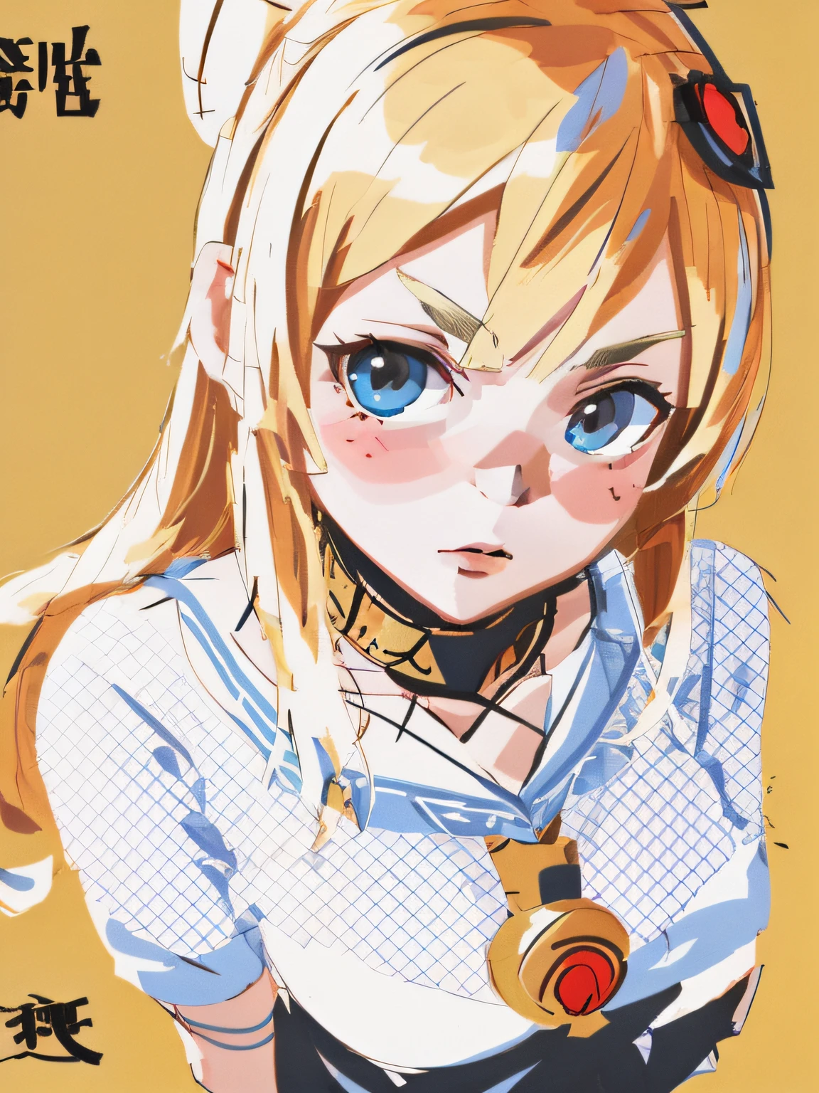 (Best Quality,masutepiece:1.2),(Anime style,Comic Core:1.1),1girl in,cute-style,Adorable,extremely detailed eye,extra detailed face,very detail hair,About Hipder,8K,resolution,High School Girl,Sailor Uniform