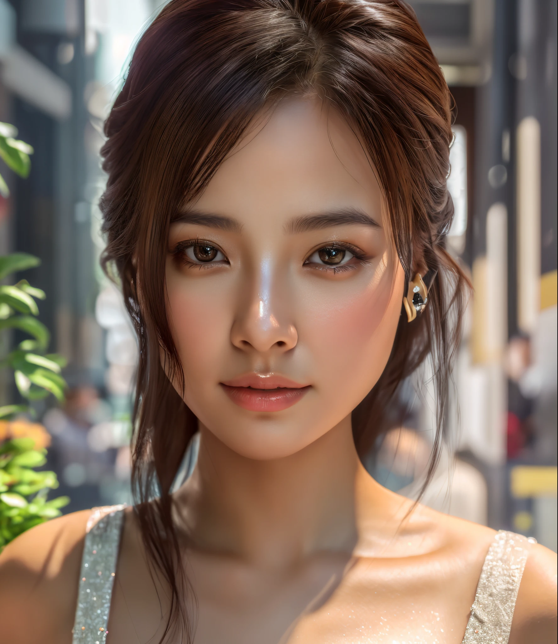 true, super real,High-detail CG integrated 8K Dendenden wallpaper, The content is very detailed, High Definition RAW Color Photography, profesional photo, (8K, RAW photos, Best quality at best, On a table: 1.2), (actual, realistically: 1.37), otherworldly beauty, young and cute, blend, Glowing and radiant skin, (Fair face:1.2), Best quality, ray-traced reflection, A high resolution, hyper-detailing, The content is very detailed, Shiny,Hong Kong mixed race girls,Difficult to tell true from false