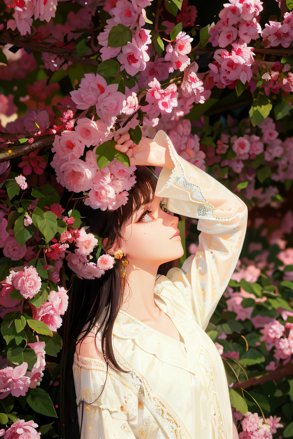(masterpiece:1.6, best quality), (fine detailed beautiful eyes: 1.2), (extremely detailed CG unity 8k wallpaper, masterpiece, super detailed, best shadows), (detailed background), (beautiful detailed face, Beautiful detailed eyes), high contrast, (best lighting, extremely delicate and beautiful), 1girl, ((color paint splatter on transparent background, Dulux,)), ((caustics)), dynamic angles, beautiful details glow, full body, cowboy lens,