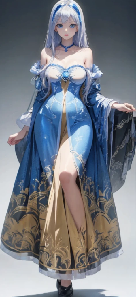 (Full body photo),Fluorescent background,(1 Witch,Flash fluorescence,military hat,Transparent tulle kimono,Delicate headgear,ssmile),(paper art,Quilted paper art,geometry),(Lots of colors,Best quality,high detal,tmasterpiece,movie light effect,4K,lightand shade contrast),Blue transparent tulle cheongsam,pigtails,Red knee-length socks,luminous totem,eBlue eyes,green hair and big breasts,long braid,Nice face