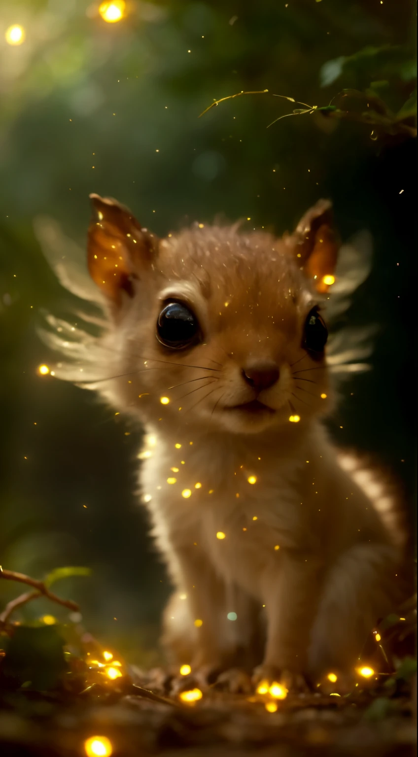 真实感, Realism,Fluffy tail protrudes from behind, Squirrel, tasseled ears, Small horns, tmasterpiece, Brad Jongsan walks in the jungle (Night of the Fireflies), (higly detailed: 1 1), rough face, natural skin, hiquality, NSFW, pretty eyes, (Detailed face and eyes), (s face: 1 2), tumult, Complementary, real-photo, ......PSD, Lightweight Film Photography, sharp-focus, contrast lighting, Detail Skin, high resolution 8k, Crazy detailing, Realistic, professional photo of a, 8K UHD, dslr, soft light,  hiquality, film grains, Fujifilm XT3