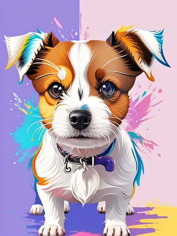 (Jack Russell Terrier ),(melhor pose),(best angle), (better expression), Eduardo Kobra acolchoamento ,multidimensional geometric wall PORTRAIT, arte, Chibi,
Yang08k, lindo, Colouring,
Primary works, qualidade superior, melhor qualidade, Arte Oficial, Beautiful and Aesthetic, pelos coloridos,