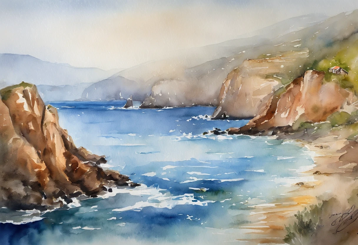 the sea,Corniche Highway