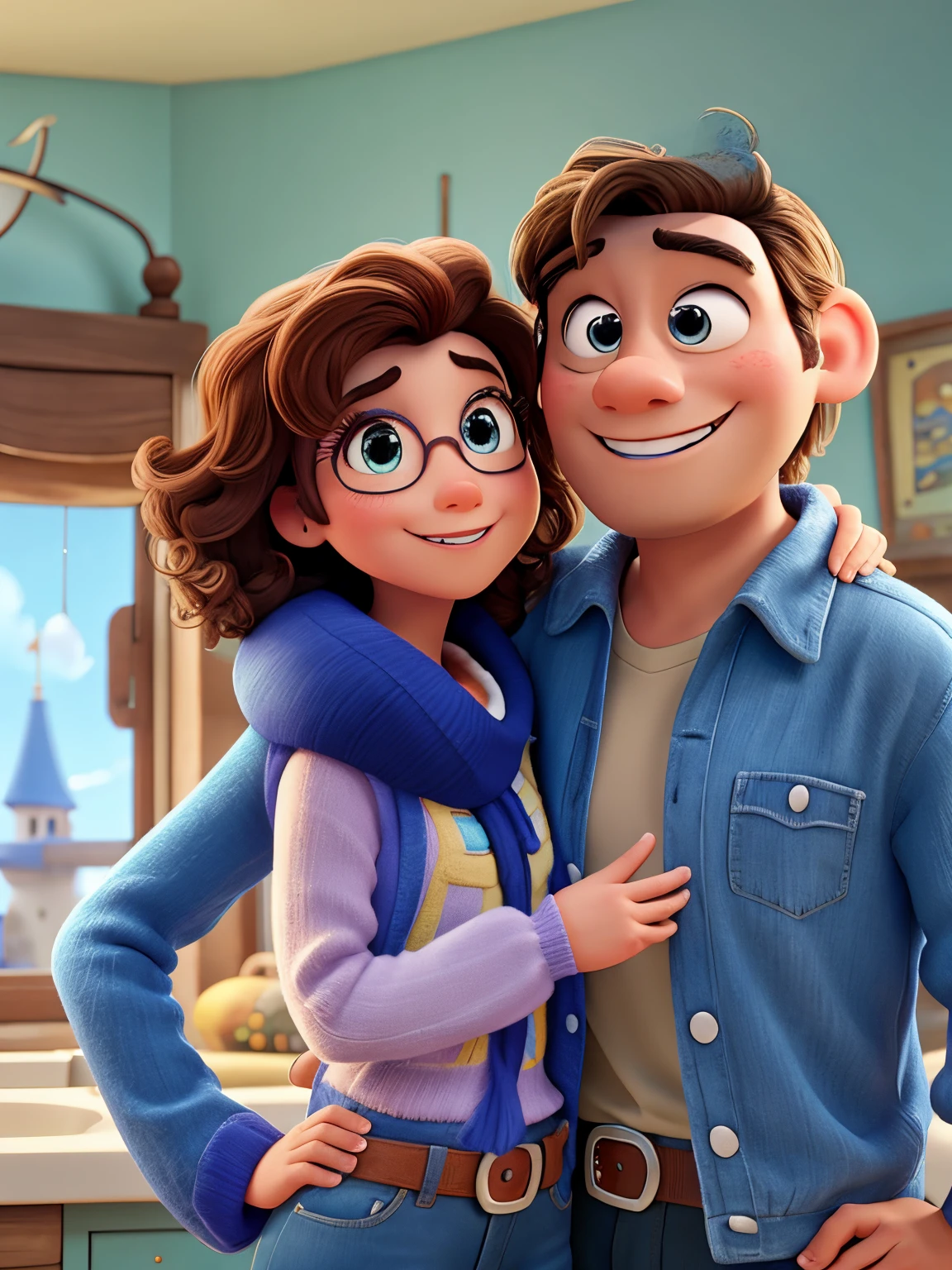 Disney pixar couple