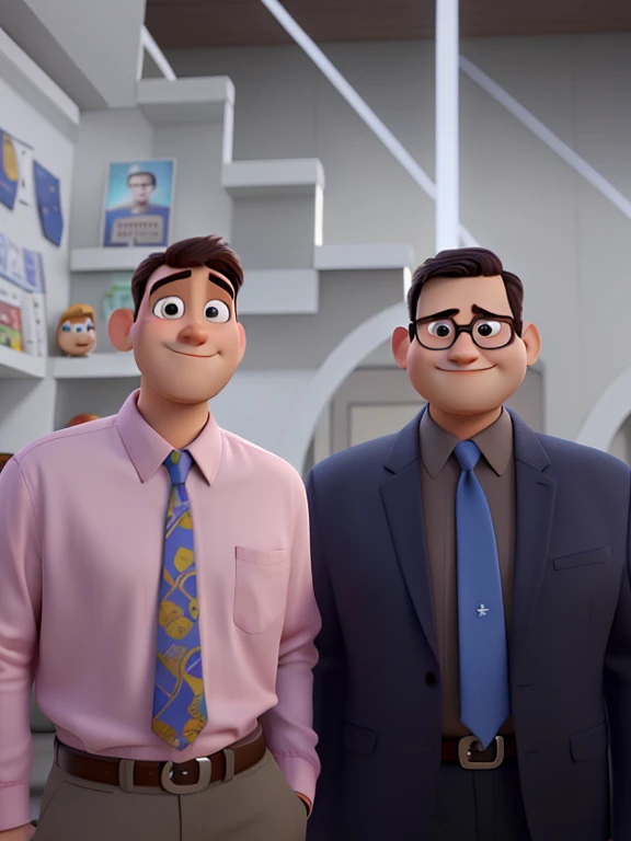 Homens no estilo Pixar, alta qualidade, melhor qualidade