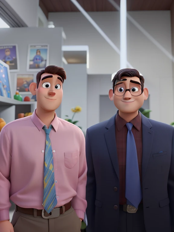 Homens no estilo Pixar, alta qualidade, melhor qualidade