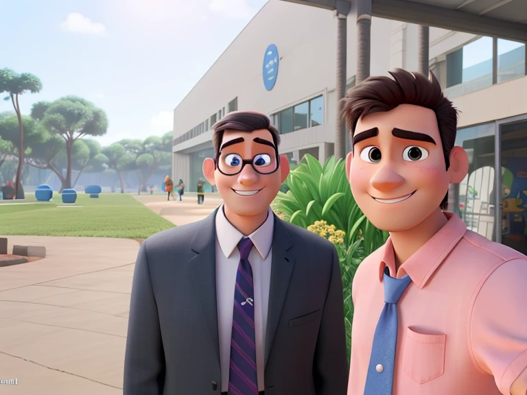 Homens no estilo Pixar, alta qualidade, melhor qualidade